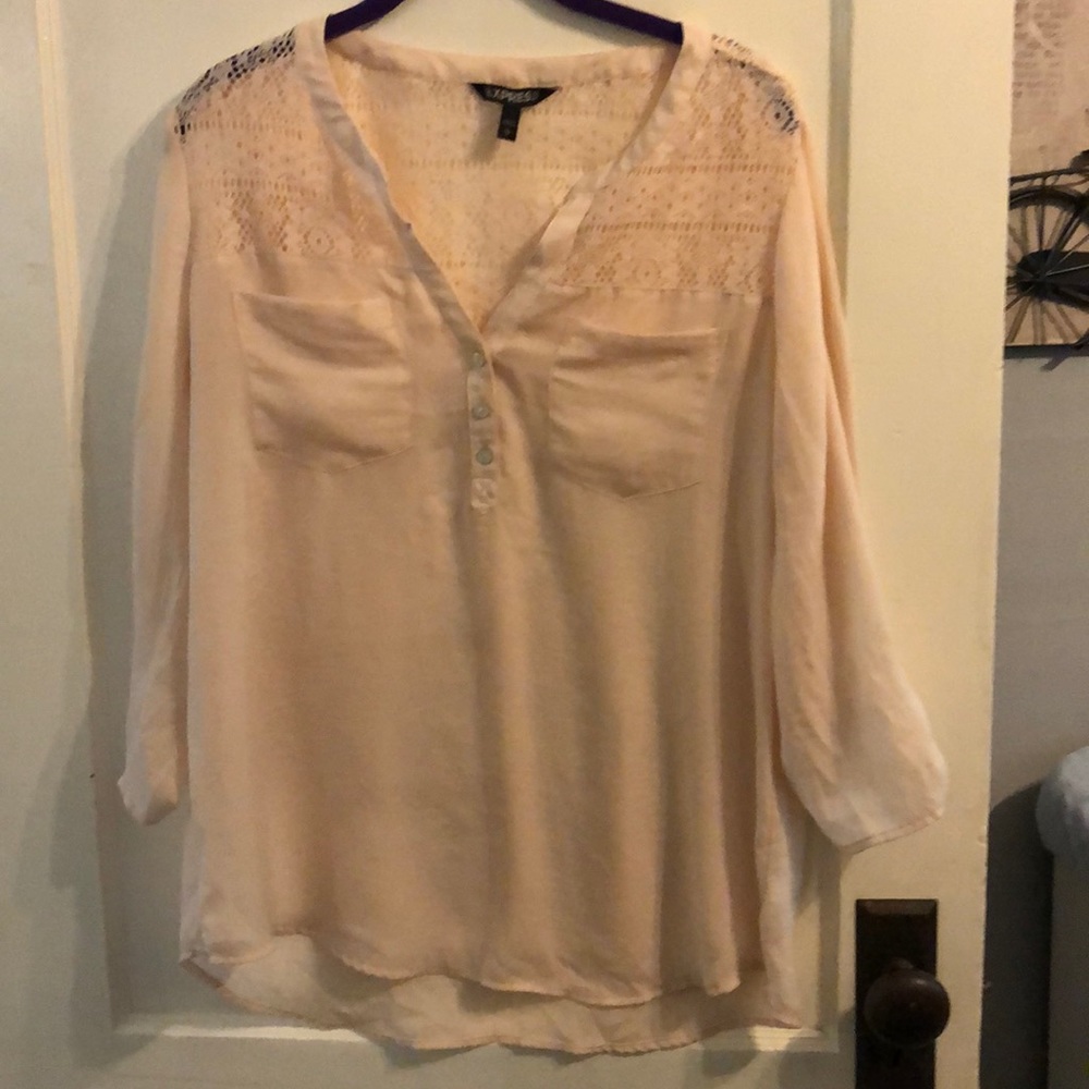 Express baby pink shirt